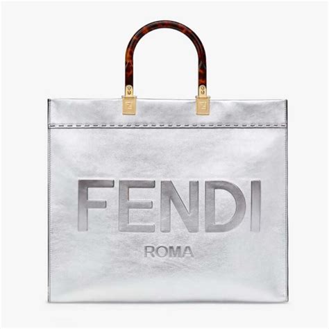 fendi silver purse|Fendi purses discount.